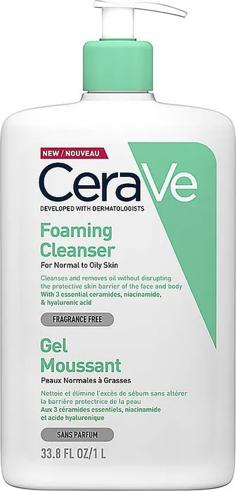 CeraVe Čisticí pěnicí gel 1 l